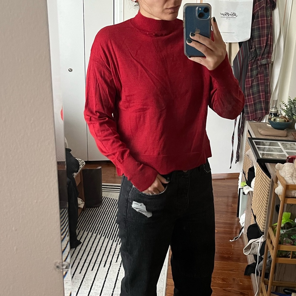 Everlane wool mock neck sweater - Picture 4 of 4